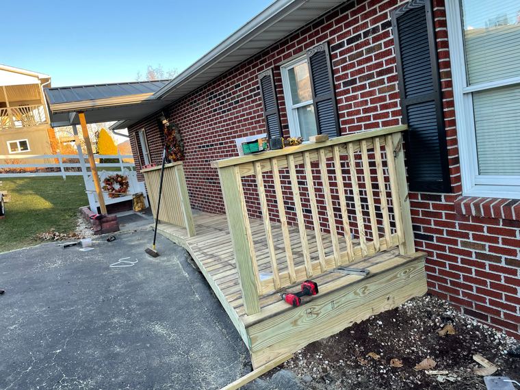exterior work by S&S Construction, Southwest Virginia