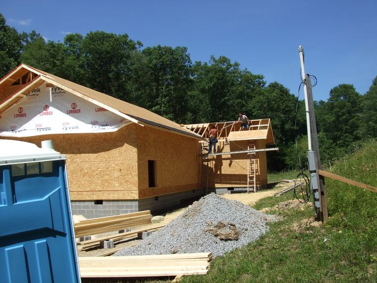 ground-up construction by S&S Construction, Southwest Virginia