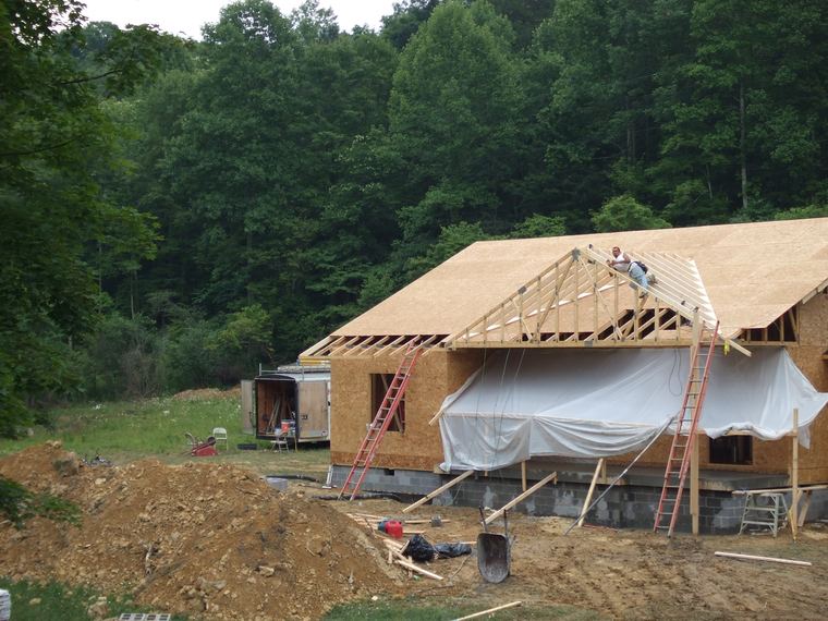 ground-up construction by S&S Construction, Southwest Virginia
