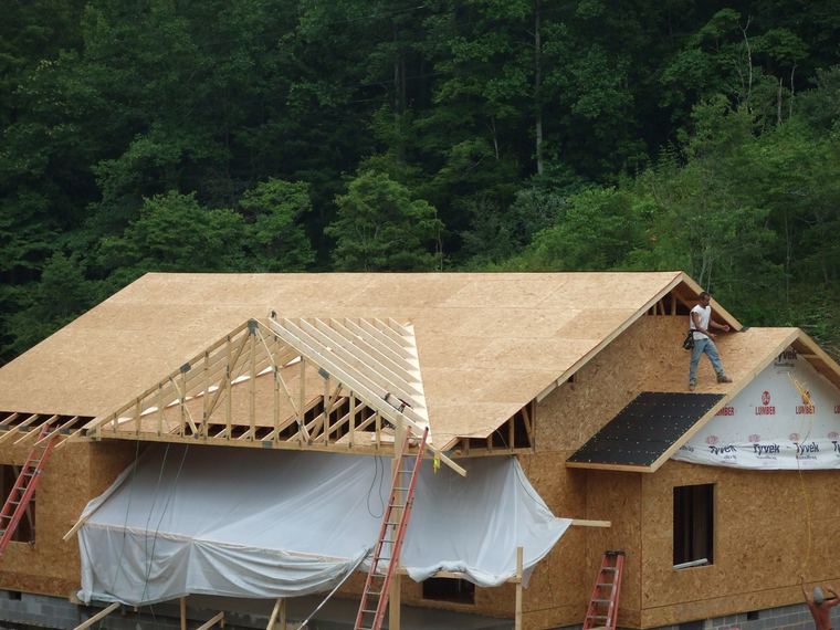 ground-up construction by S&S Construction, Southwest Virginia