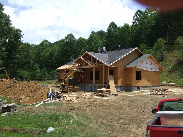ground-up construction by S&S Construction, Southwest Virginia