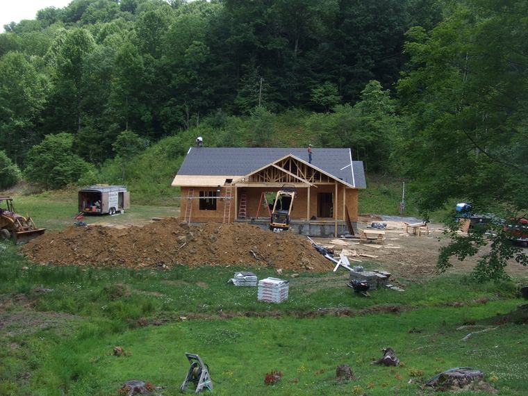 ground-up construction by S&S Construction, Southwest Virginia