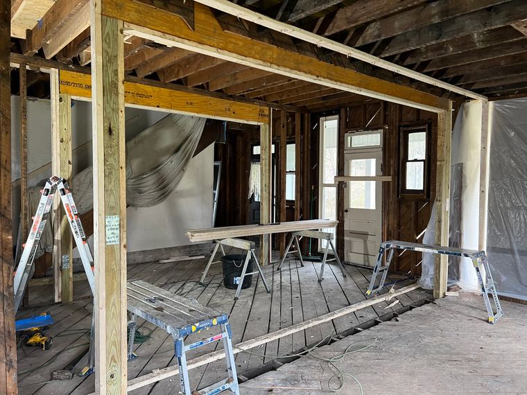 renovation and restoration work by S&S Construction, Southwest Virginia